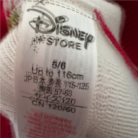 Disney Store Minnie Mouse Christmas Holiday Red Sweater Size 5/6 - Picture 10 of 15
